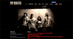 Desktop Screenshot of popdisaster.jp